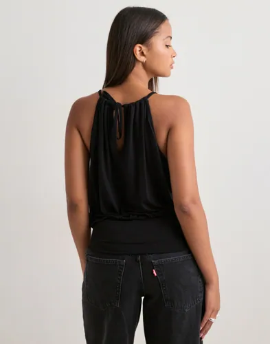 Nelly Soft Drape Tie Back Top toppar dam – bild 3