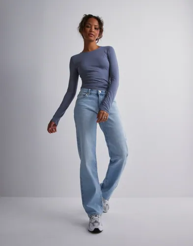 Abrand Jeans - Blå - A 99 Low Straight Isabel Rcy