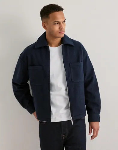 Que Sera Sera Ozzy Overshirt Overshirts Blå