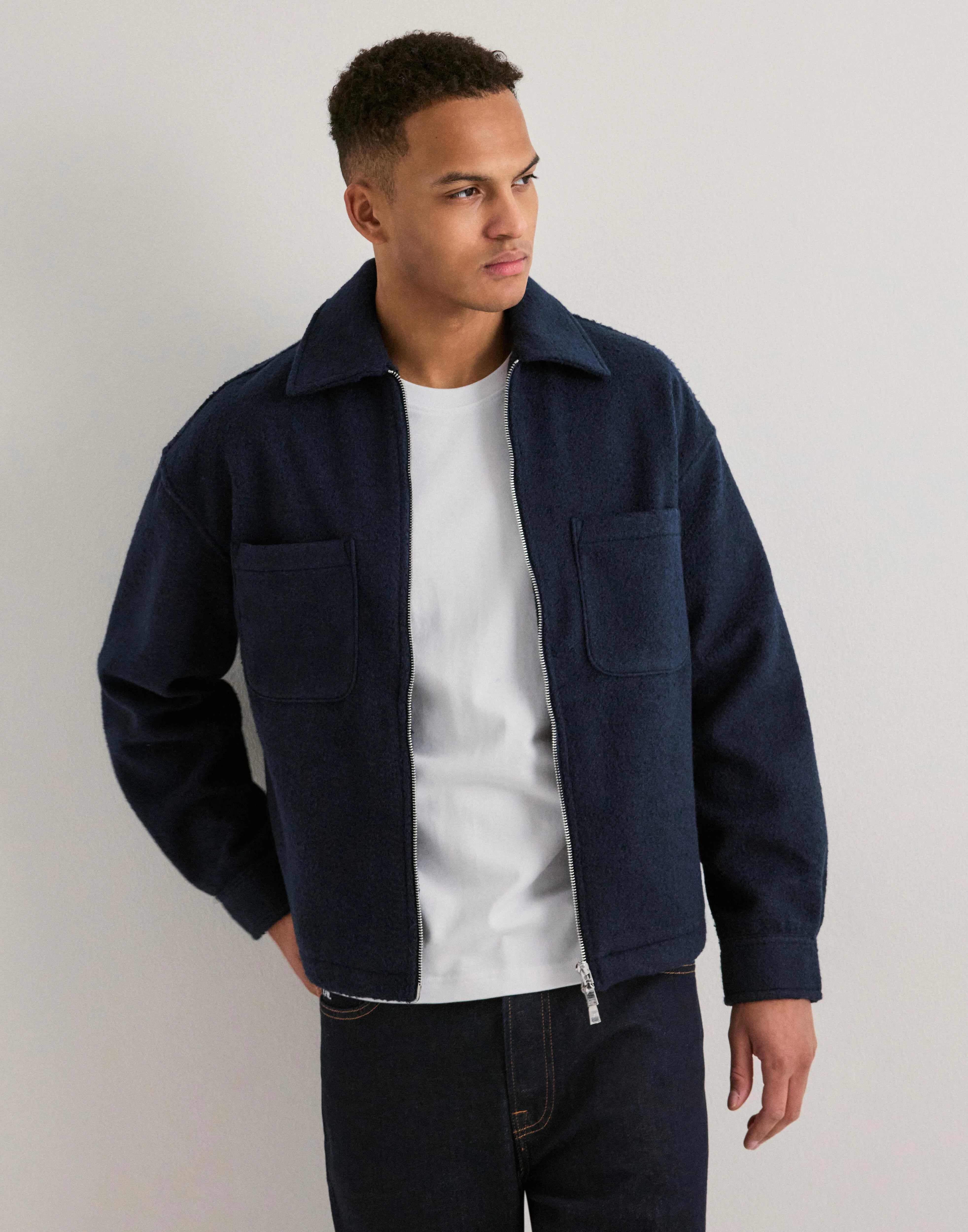 Que Sera Sera Ozzy Overshirt Overshirts Blå