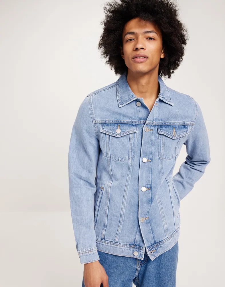 Jack & Jones JPSTBLAINE JJICON Herenjas, jeansjack, zwart, XL, zwart, XL