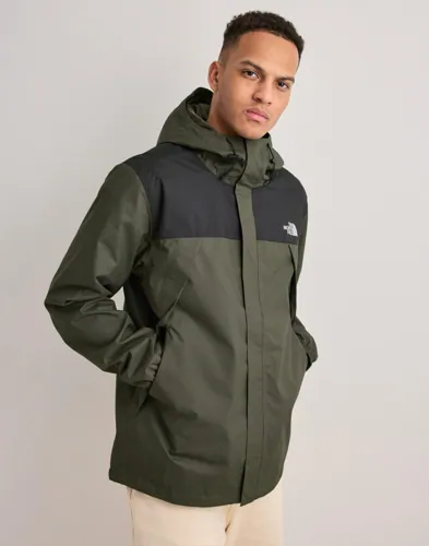 The North Face Antora grön jacka med dragkedja
