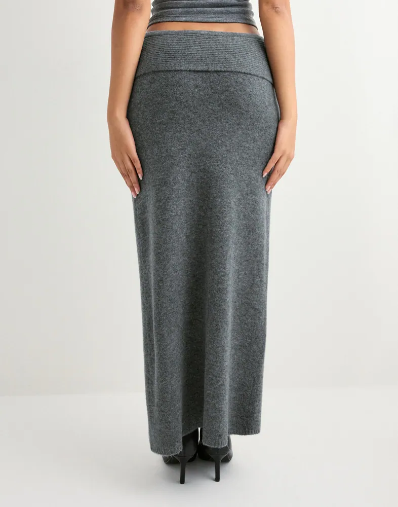 PIECES Pcjiko Mw Folddown Ankel Knit Skirt kjolar dam – bild 3
