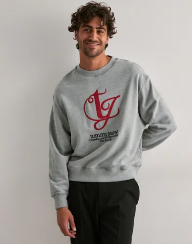 TOMMY JEANS Tjm Monogram Logo Crew Sweatshirts herr – bild 3