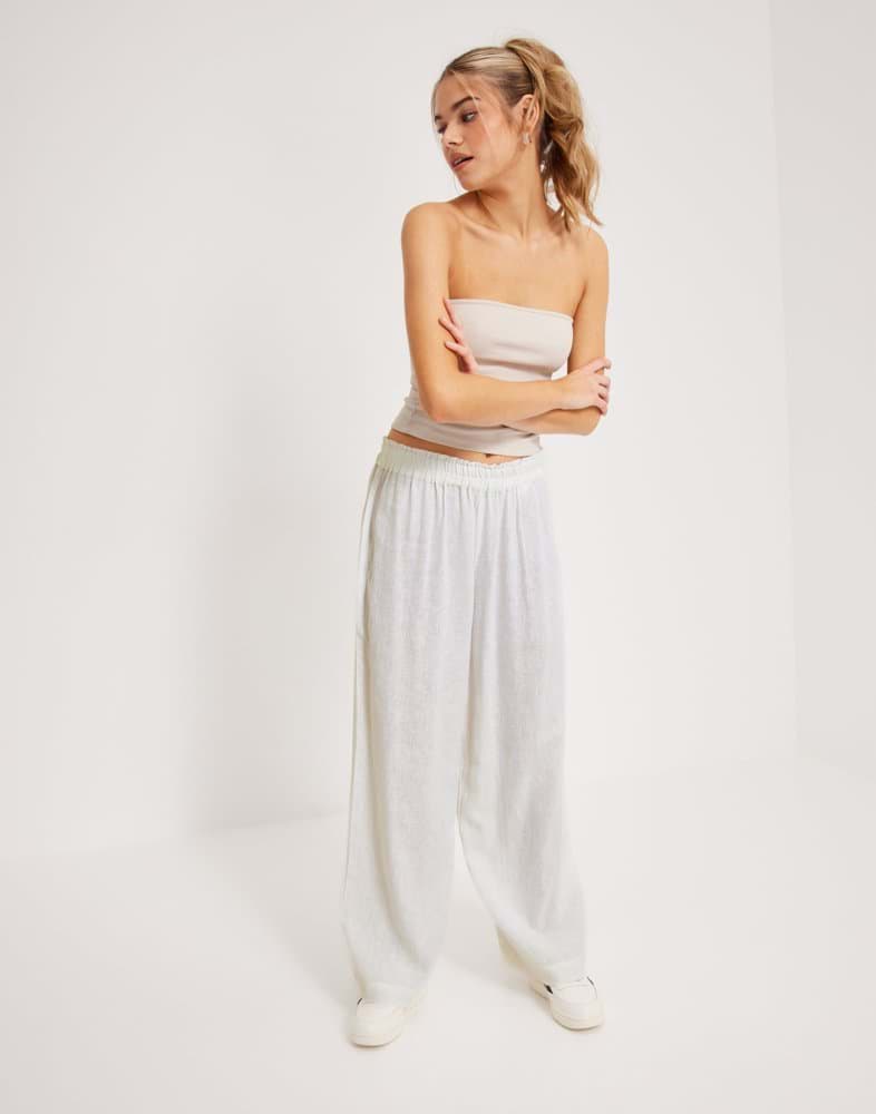 Onltokyo Linen Blend Pant Moonbeam