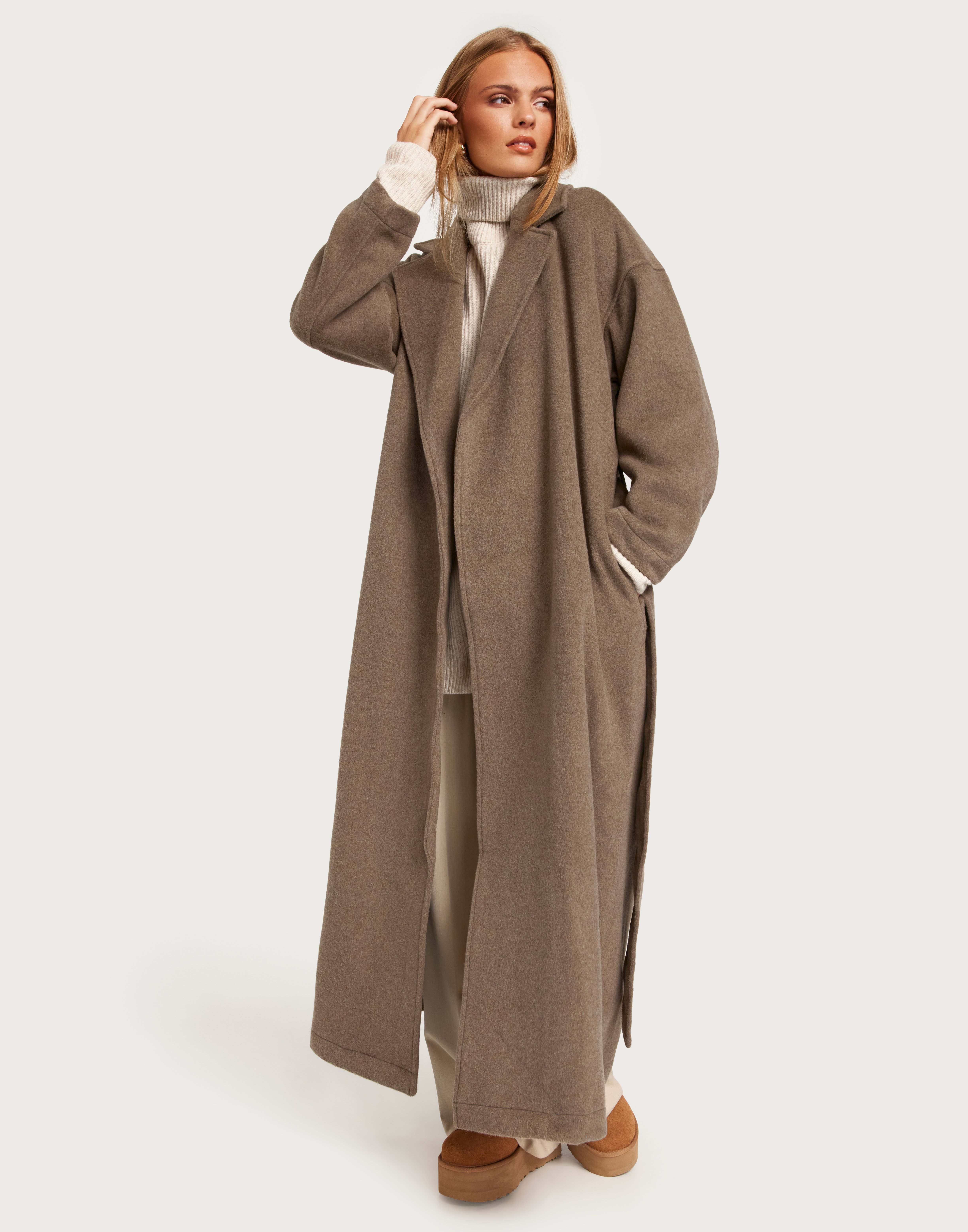 DA'S Big Over Coat brown&seedling ダズ DA'S Big Over Coat brown&seedling ダズ