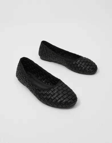 Nelly - Sort - Braided Ballerina