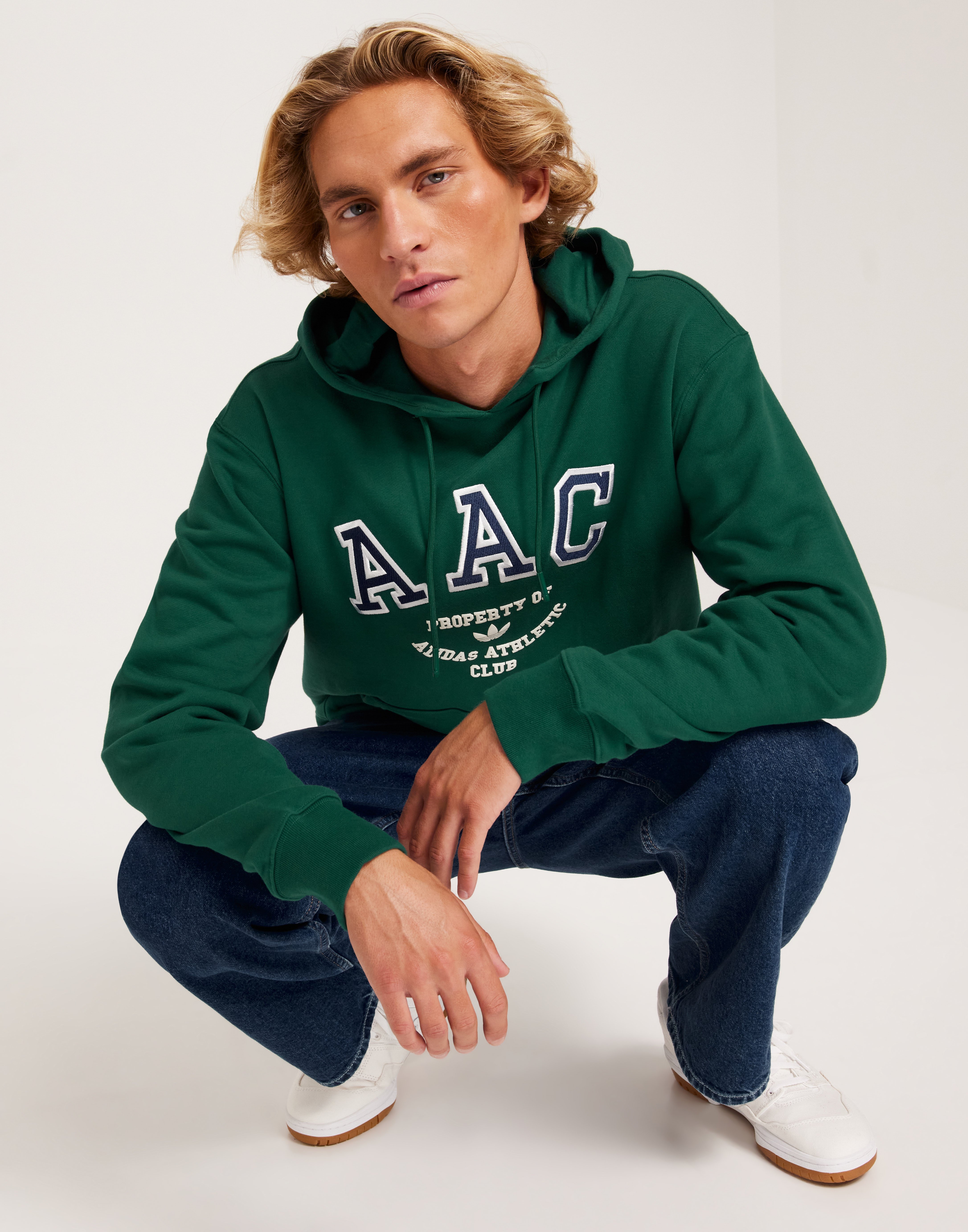 Adidas Originals Hack Aac Hood Hoodies Grøn