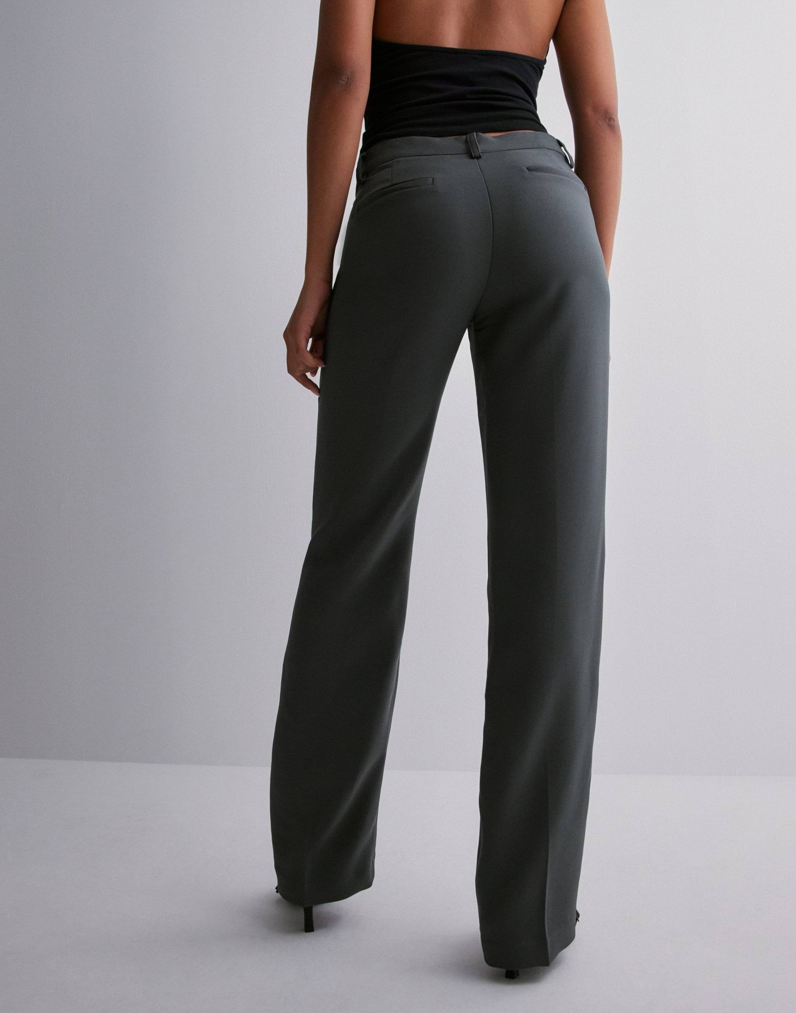 Low Waist Straight Leg Pants