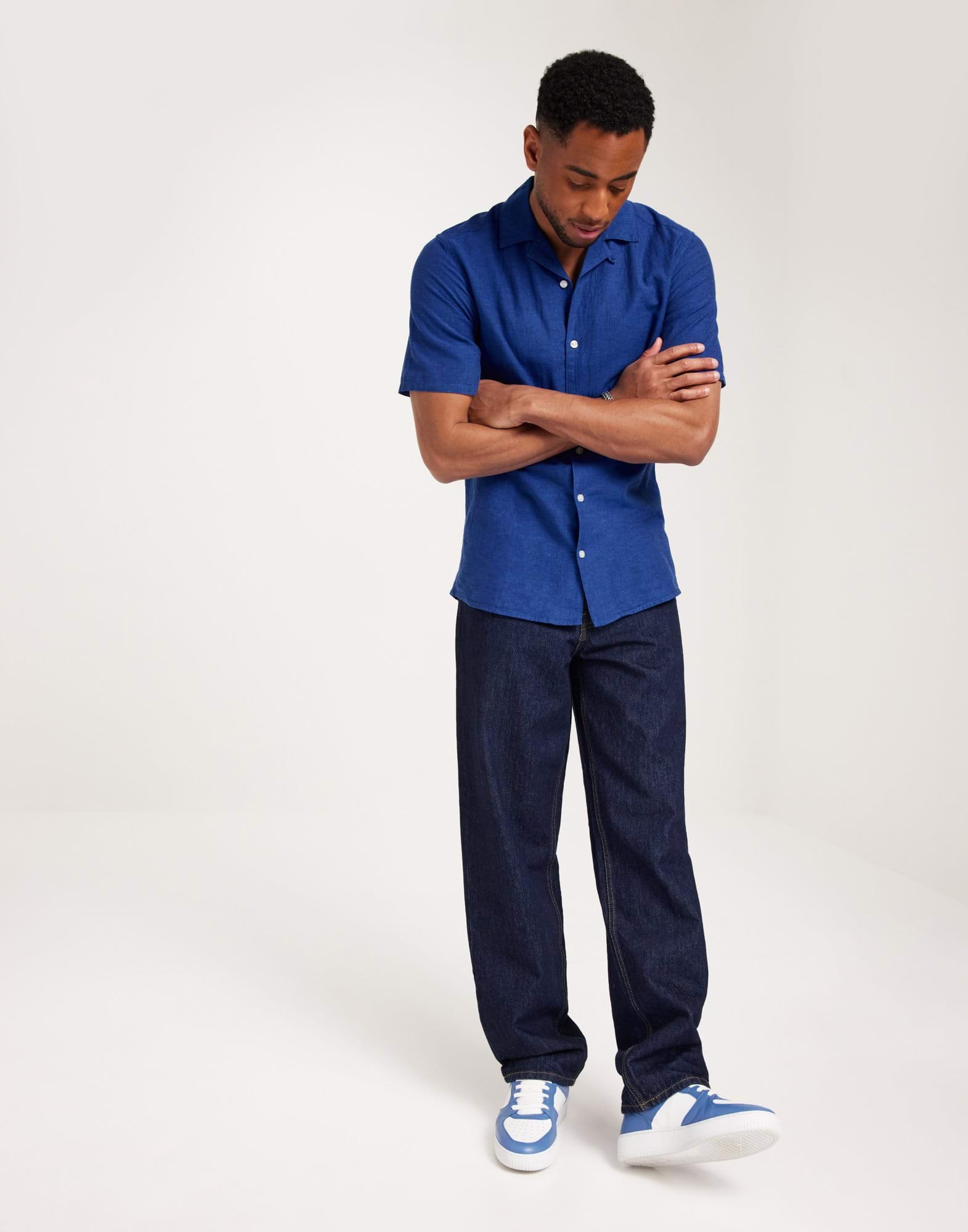 onscaiden ss solid linen shirt noos 22009885 only & sons overhemd swamp onscaiden ss solid linen shirt noos 22009885 only & sons overhemd swamp