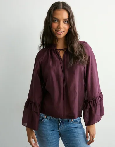 VERO MODA Vmjenna 7/8 Frill Top Wvn Ga blusar dam – bild 2