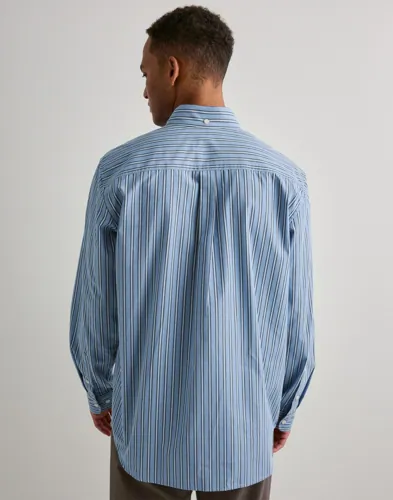 LES DEUX Kent Stripe Poplin Shirt Randiga skjortor herr – bild 3