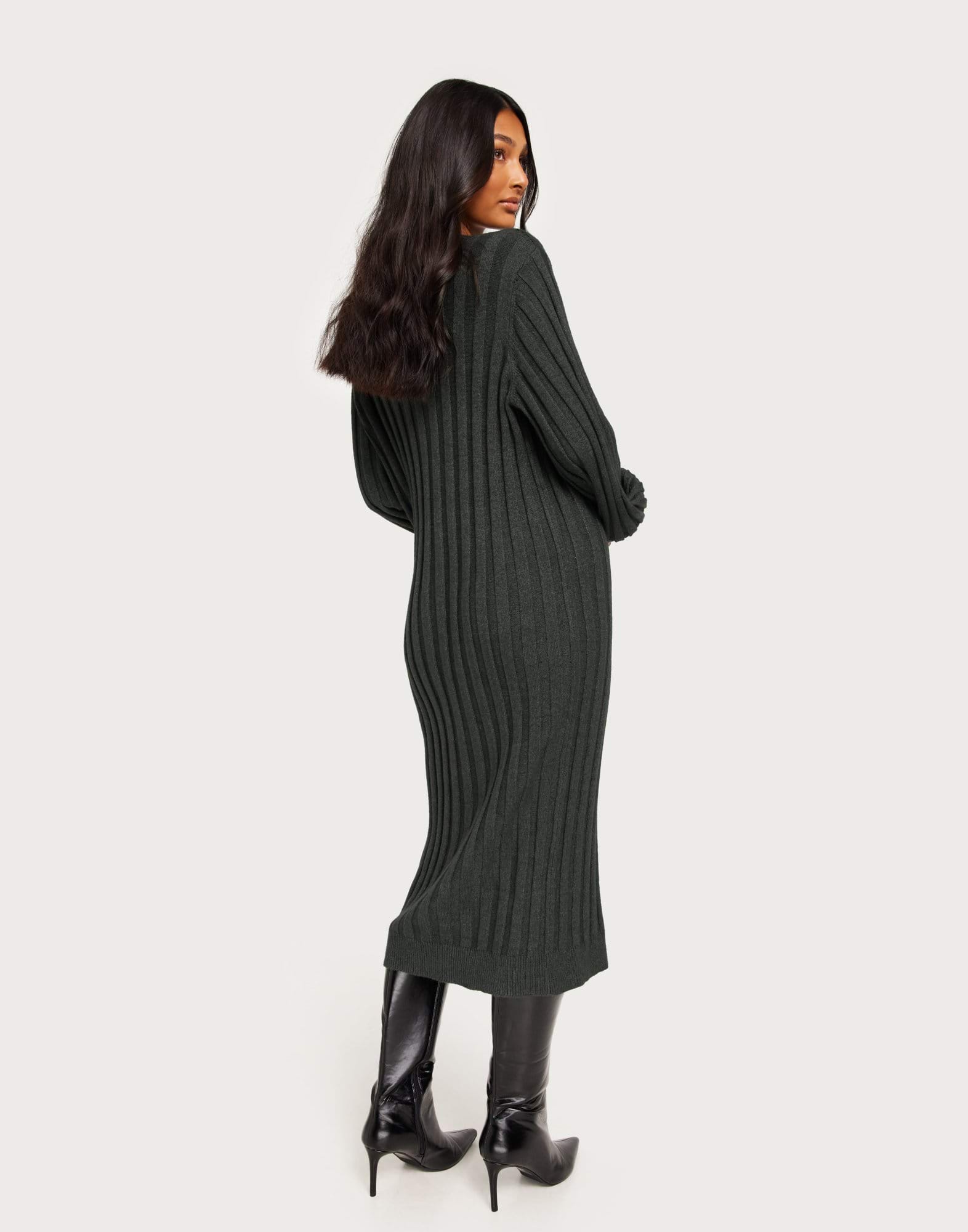 OBJALICE L/S KNIT DRESS NOOS