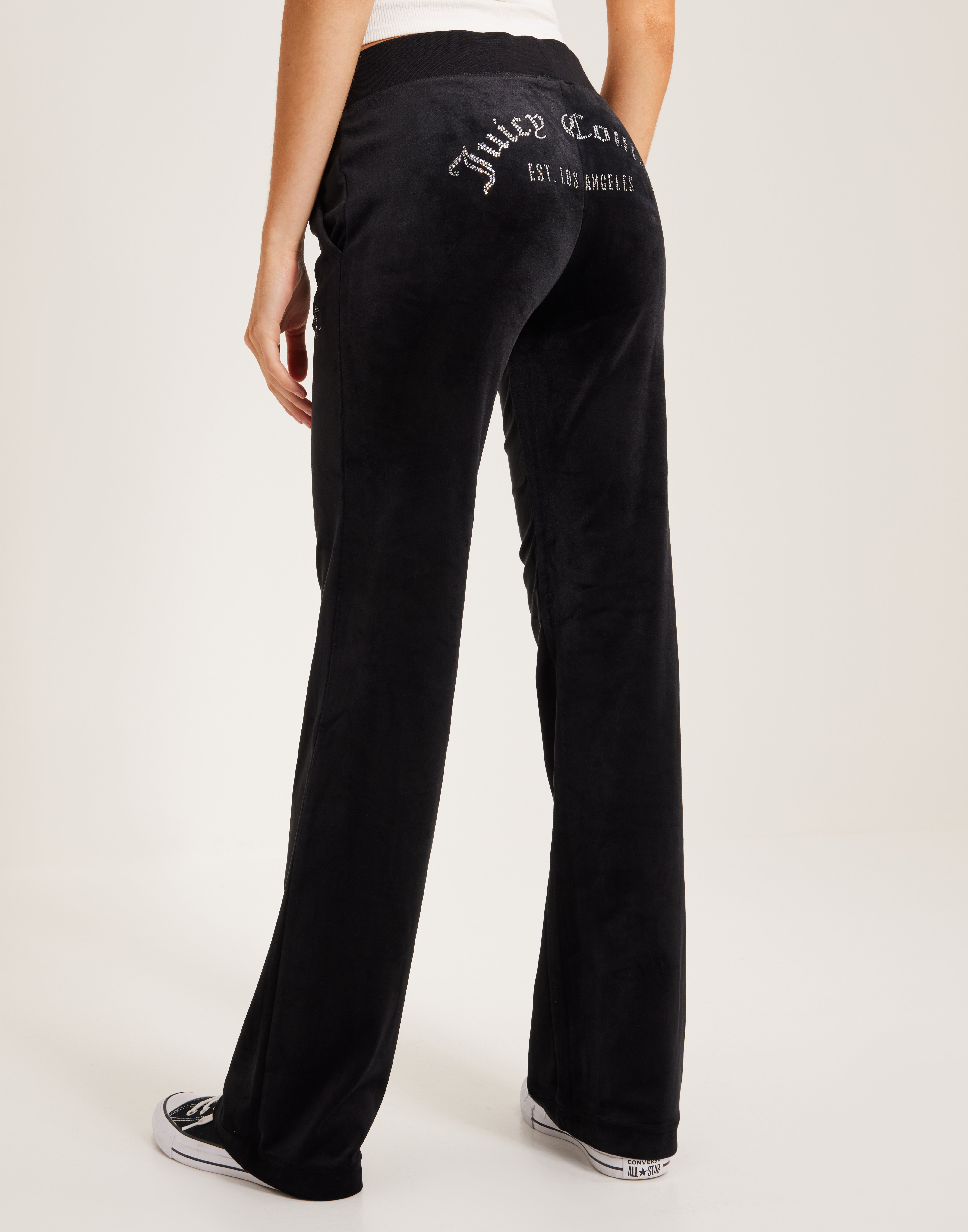 Buy Juicy Couture ARCHED DIAMANTE DEL RAY PANT - Black | Nelly.com