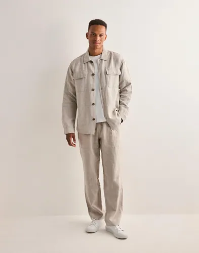 Selected Men Slh-Leroy Sun Overshirt Ls Noos Overshirts herr – bild 2