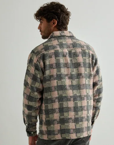 Woodbird Glixto Structure Shirt Rutiga skjortor overshirts herr – bild 3