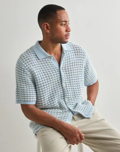 JACK & JONES Jordia Knit Ss Polo Styd SS25 Tröjor pikéer herr – bild 2