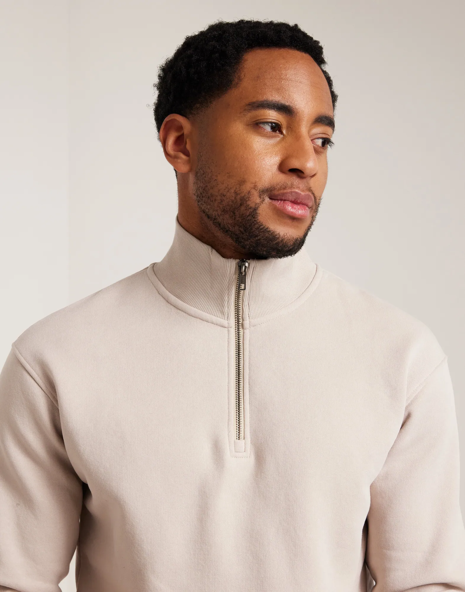 JJEBRADLEY SWEAT HALF ZIP NOOS