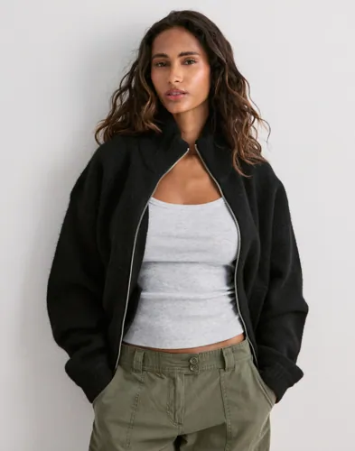Nelly Knit Bomber Jacket bomberjackor dam – bild 2