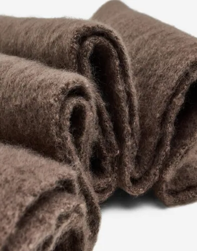 Nelly Chunky Fuzzy Scarf halsdukar dam – bild 3