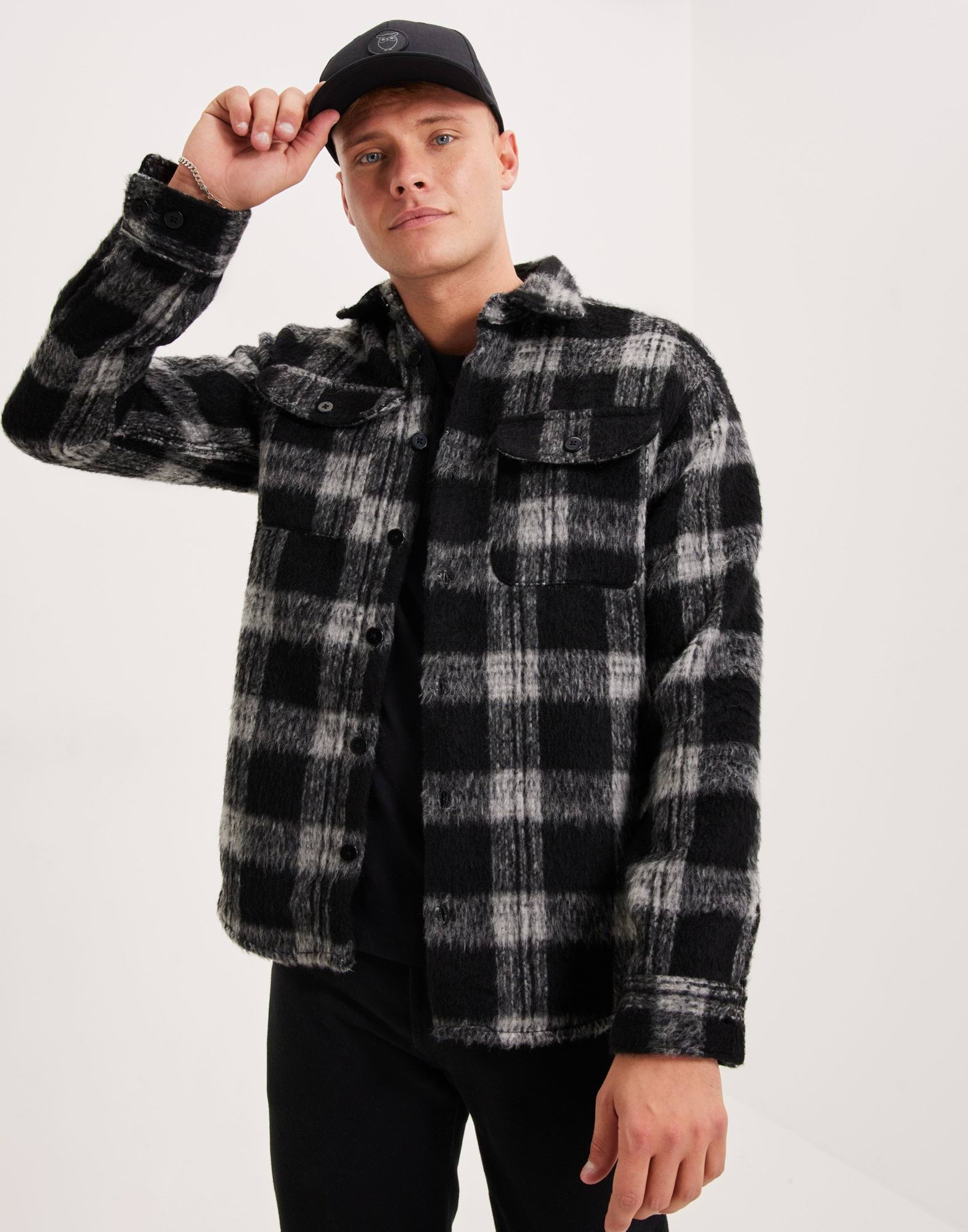 JPRBLUKNOX CHECK OVERSHIRT L/S CPO