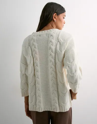 PIECES Pcmoby 6/8 O-Neck Oversize Knit Bc stickade tröjor dam – bild 3