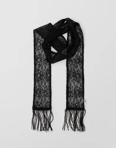 BECKSÖNDERGAARD - Sort - Lacia Lace Scarf