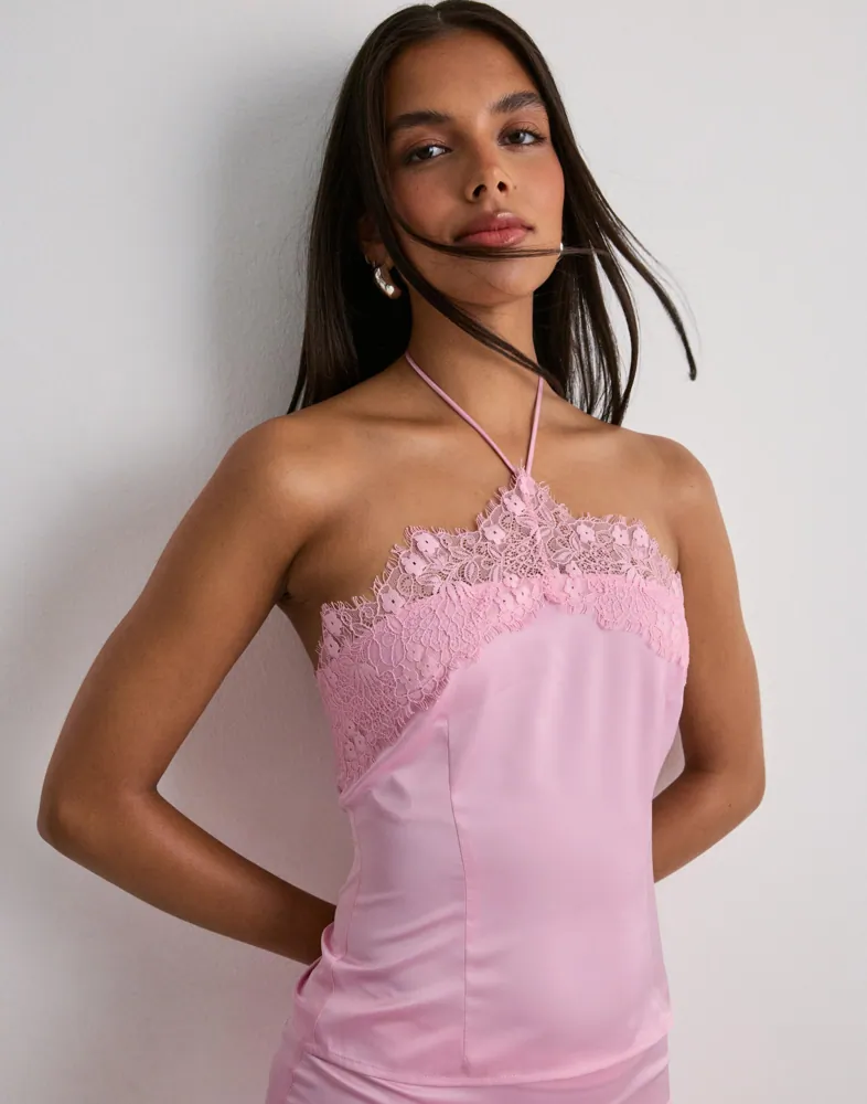 Satin Halter Top
