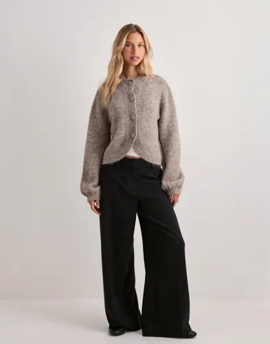 NEO NOIR Gio Fluffy Knit Cardigan dam – bild 2