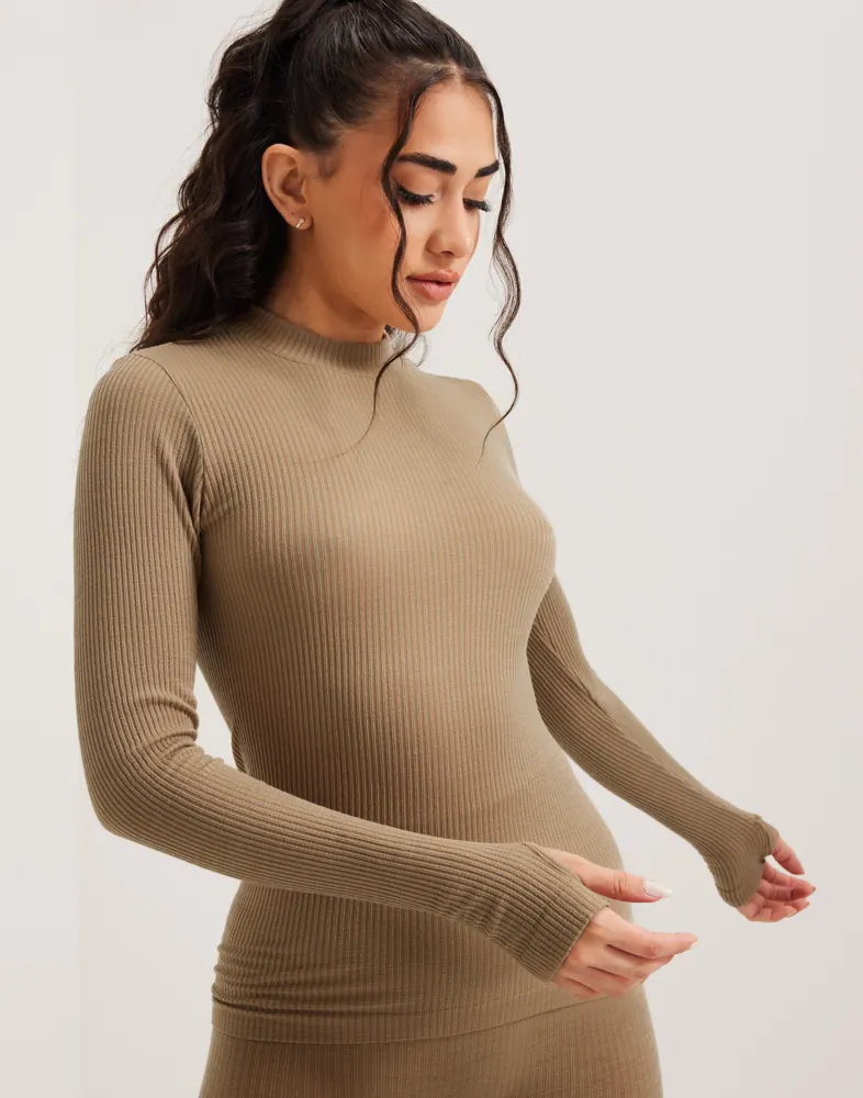 Wool Rib Long Sleeve