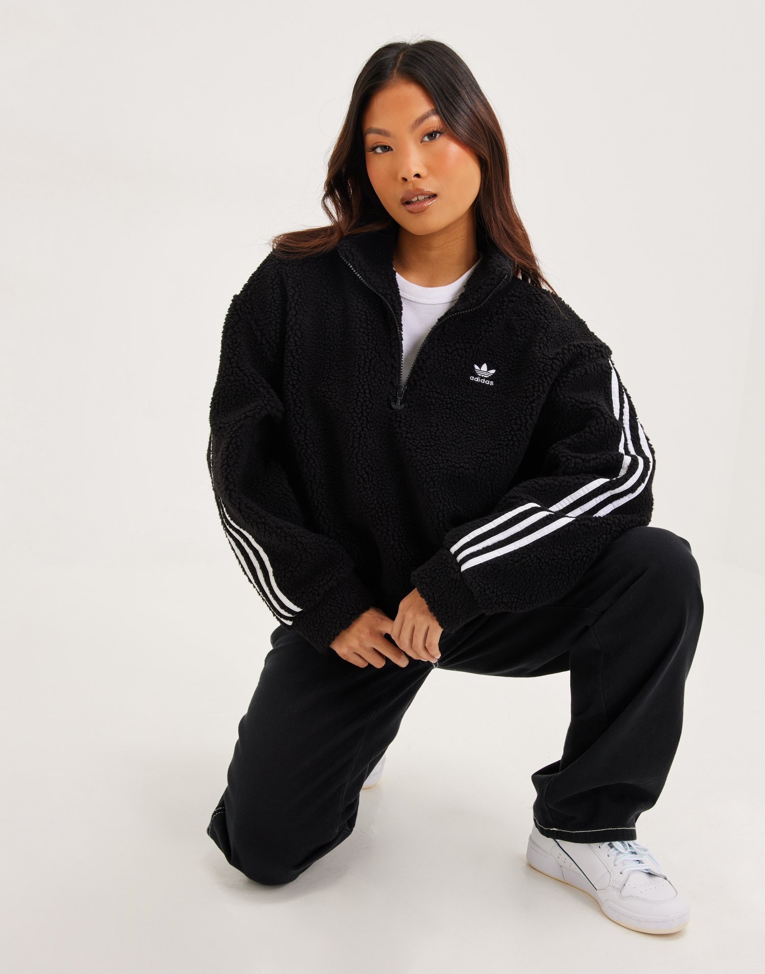 ウェア 90s adidas black pullover Buy Adidas Originals HZ SWEATSHIRT - Black | Nelly.com