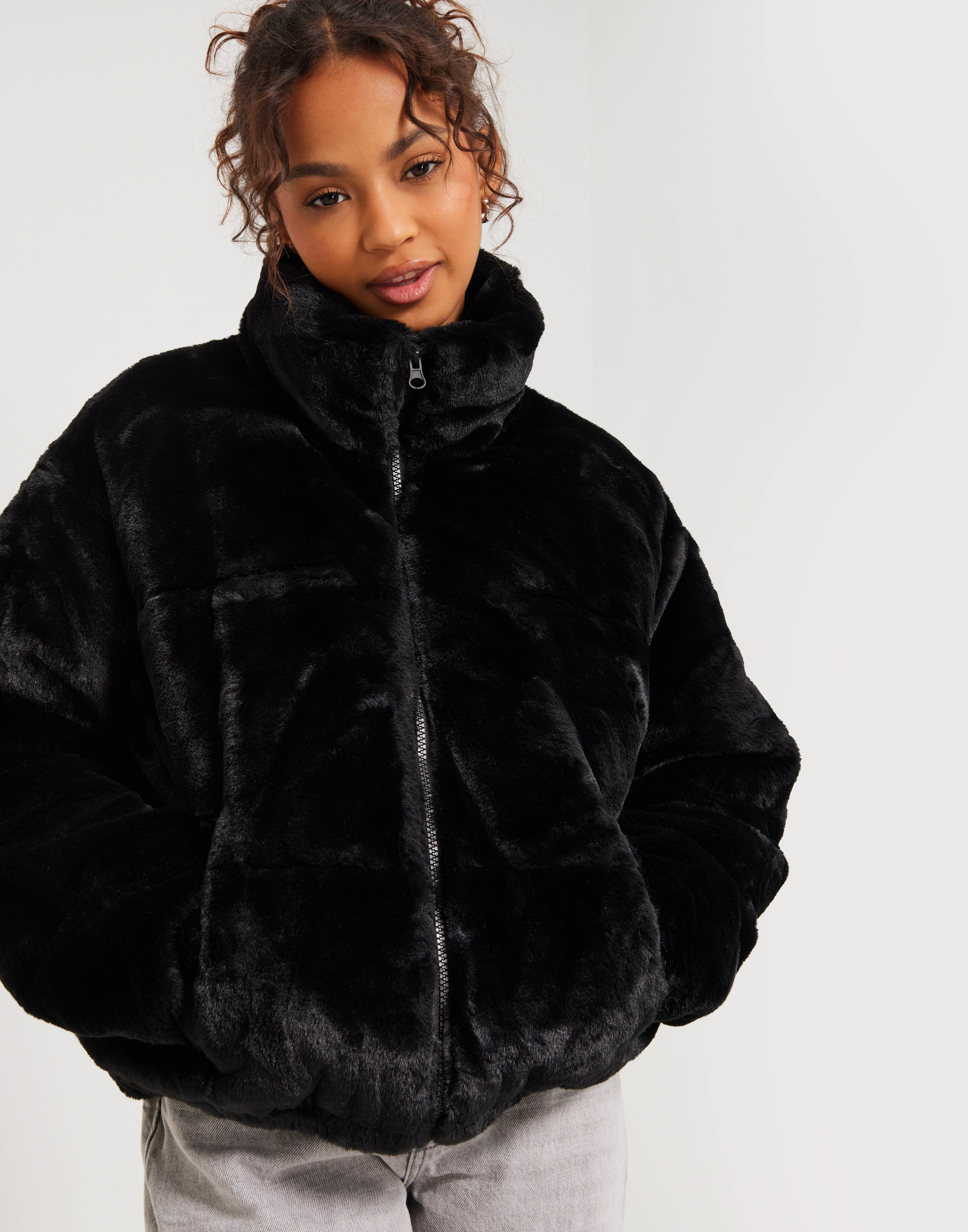 Padded Fur Jacket