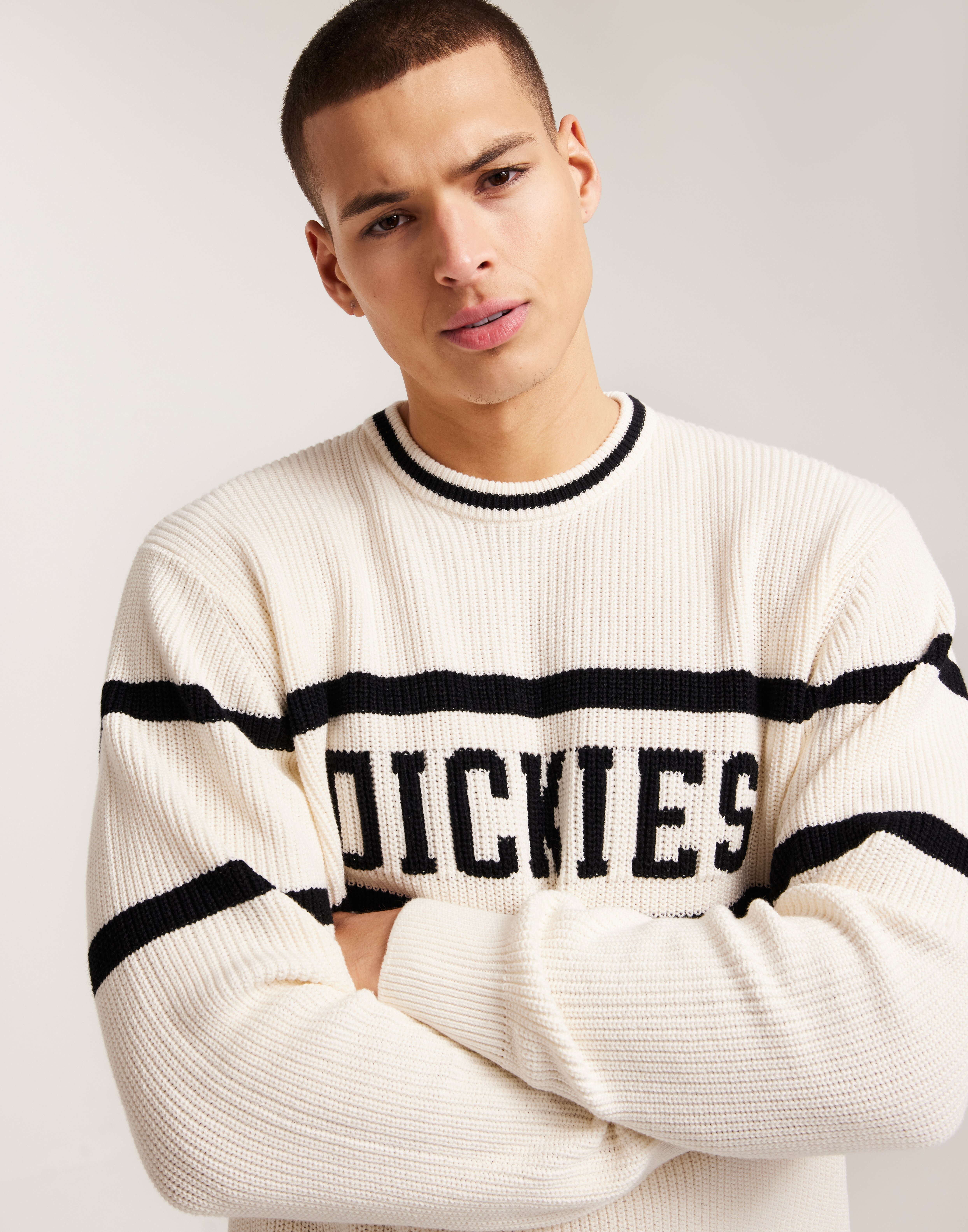 Dickies Melvern Sweater Striktrøjer Hvid