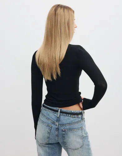 ONLY Onlglamour L/S Roll-Neck Top Jrs No långärmade t-shirt dam – bild 3