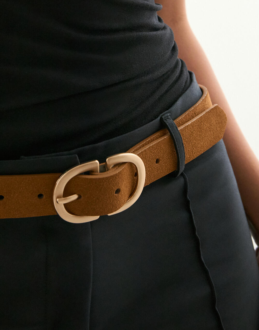 PCJUVA Belt - cognac main image 1