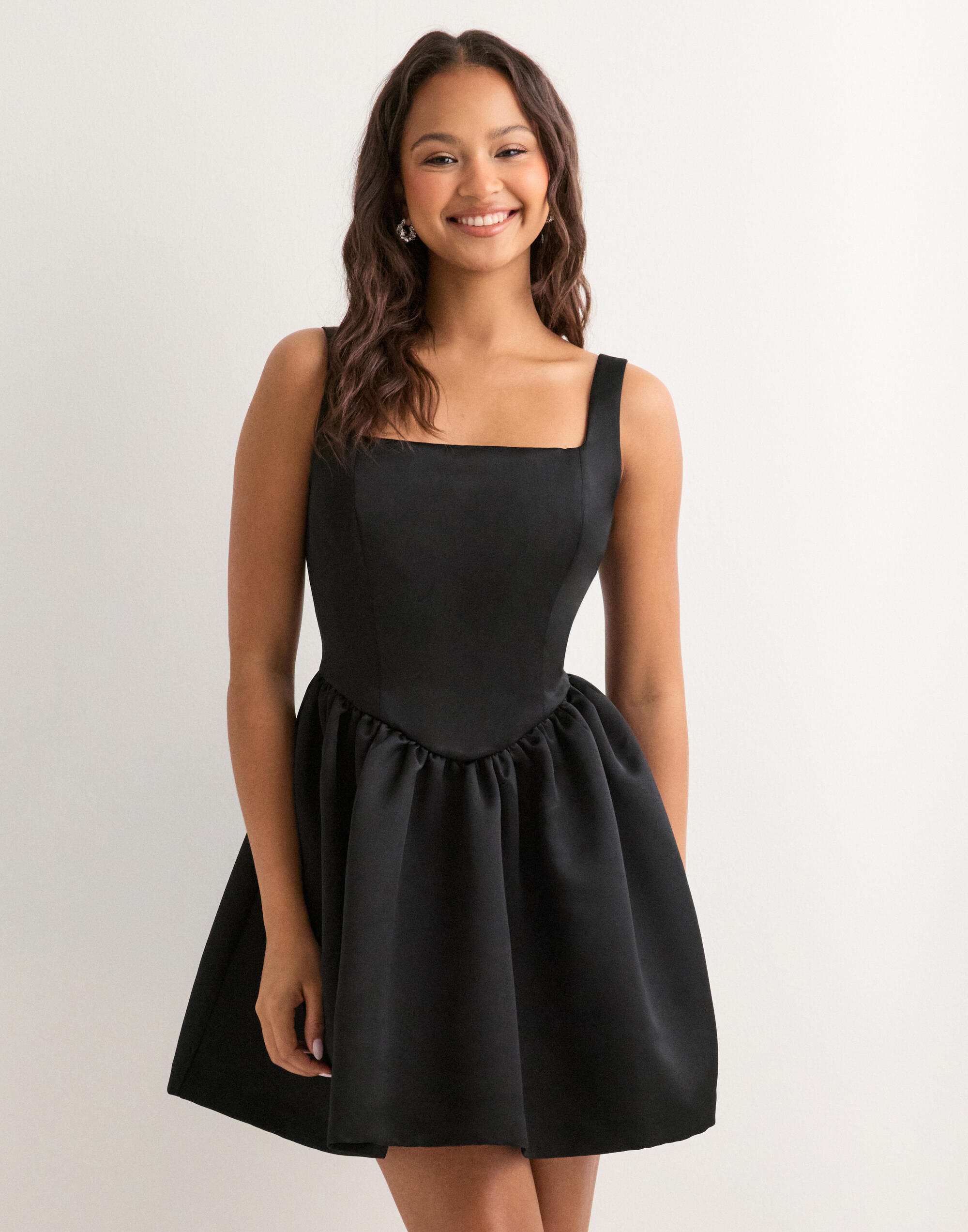 Satin mini dress