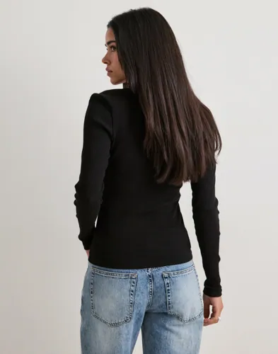 ONLY Onlsara Sharai L/S V-Neck Top Jrs N långärmade t-shirt dam – bild 2