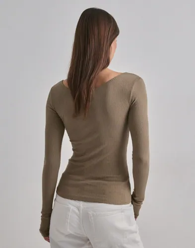PIECES Pckitte Ls Top Noos Bc långärmade t-shirt dam – bild 6
