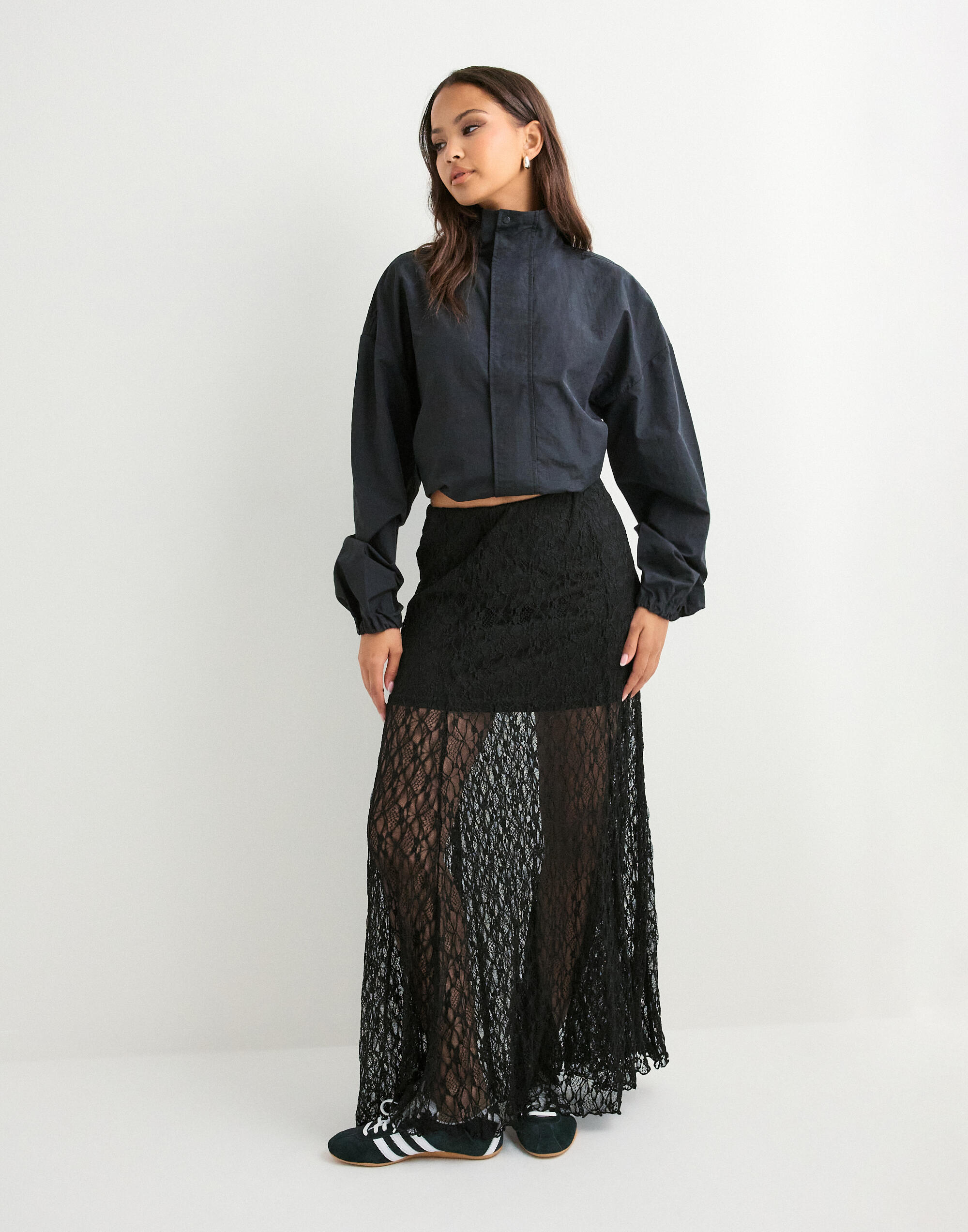 Buy Neo Noir Mariya Lace Skirt - Black | Nelly.com