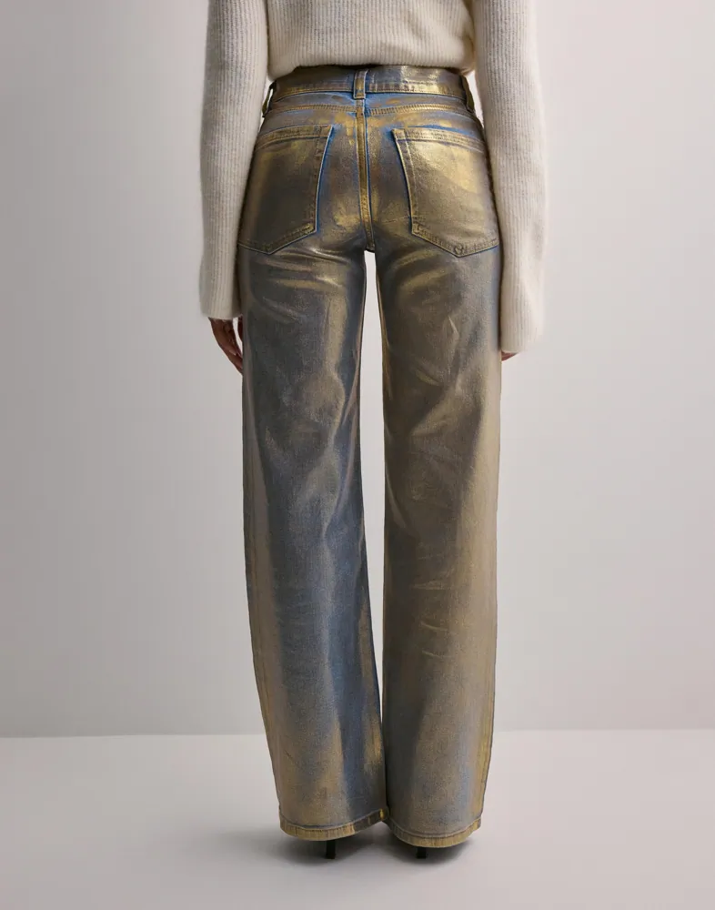 Nelly Loose Golden Jeans dam – bild 3