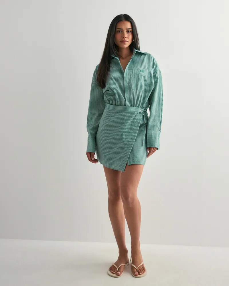 Portea Wrapped Shirt dress