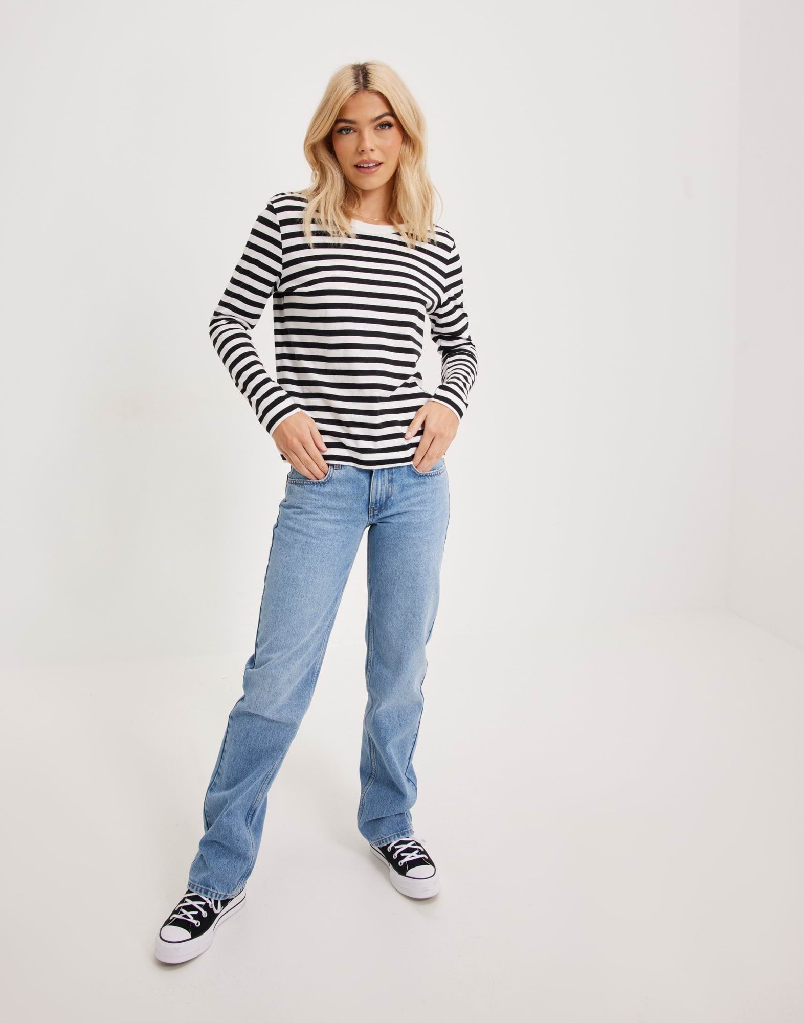 Low Waist Straight Leg Jeans