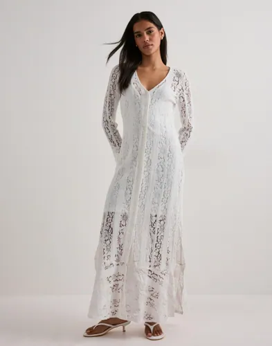 Vero Moda - Hvid - Vmkennedy Ls Ankle Dress Jrs Exp