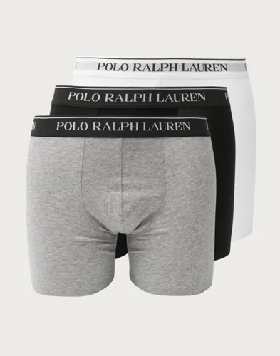 Polo Ralph Lauren Stretch Cotton Boxer Brief 3-Pack Flerpack kalsonger Multi/Mönstrad