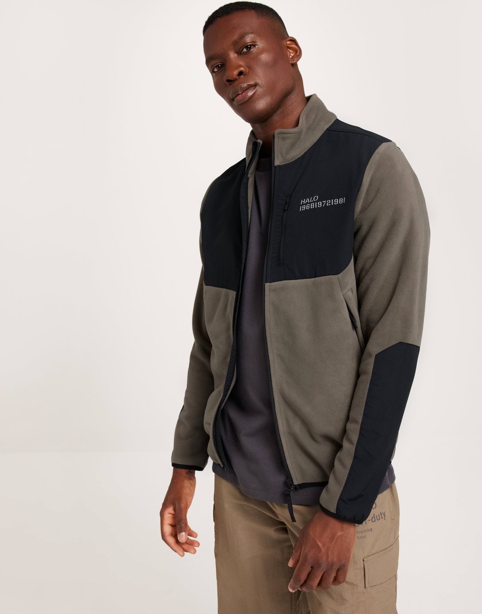 HALO BLOCKED ZIP FLEECE