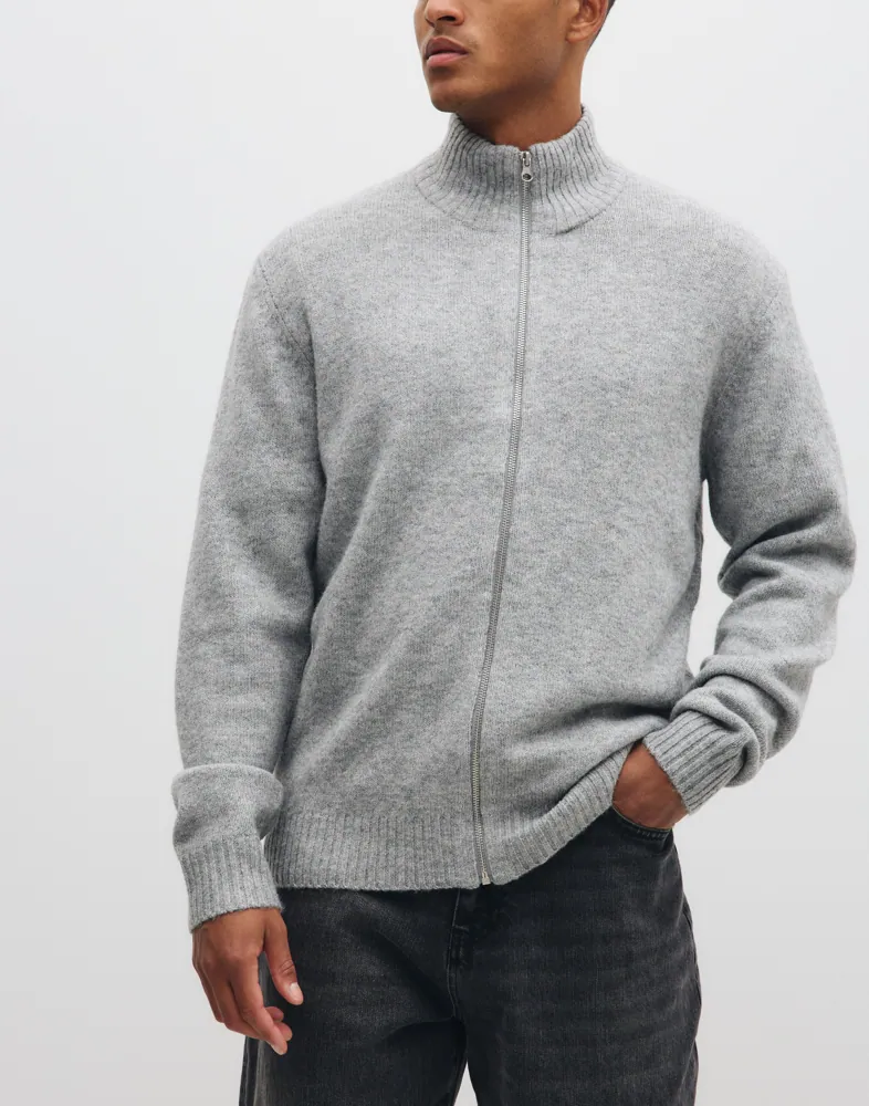 JACK & JONES Jjsoho Ollie Knit High Neck Zip Car Tröjor med dragkedja herr – bild 2