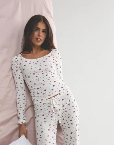 Nelly - Rød - Cute Print LS Top