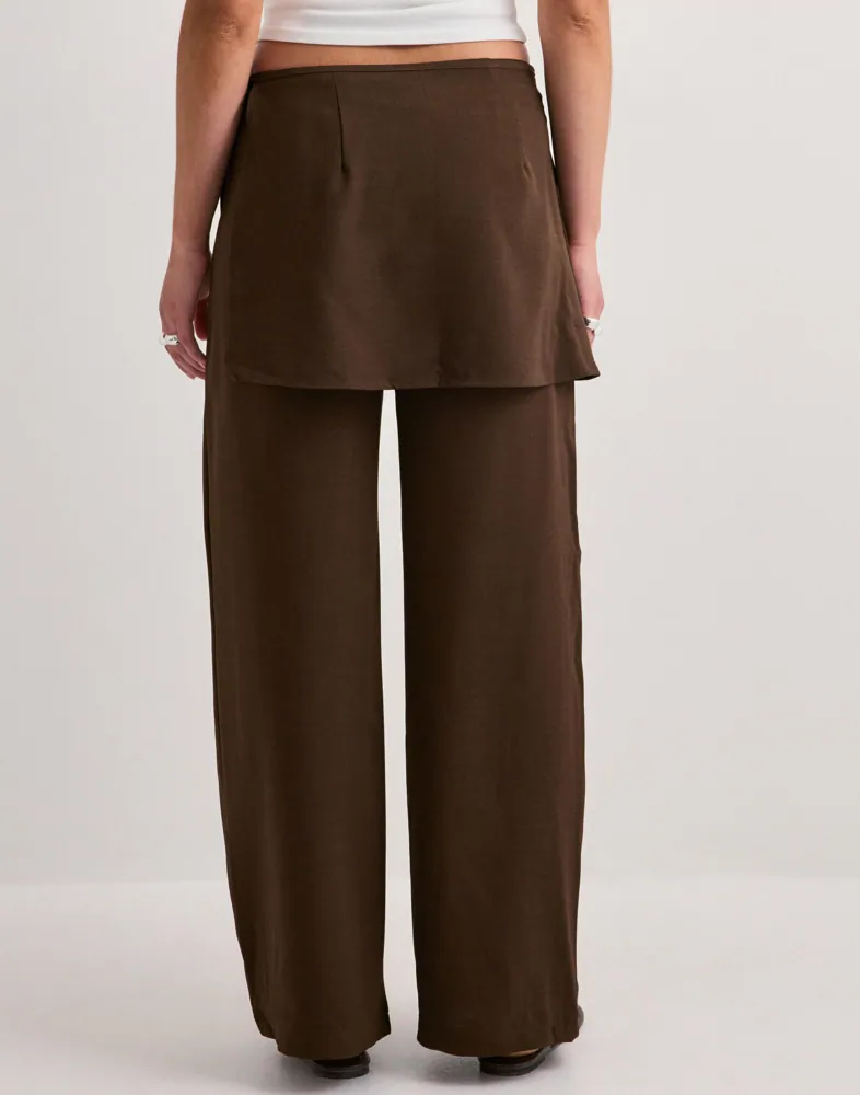 ONLY Onlbretty Skirt Detail Trousers Wvn byxor dam – bild 2