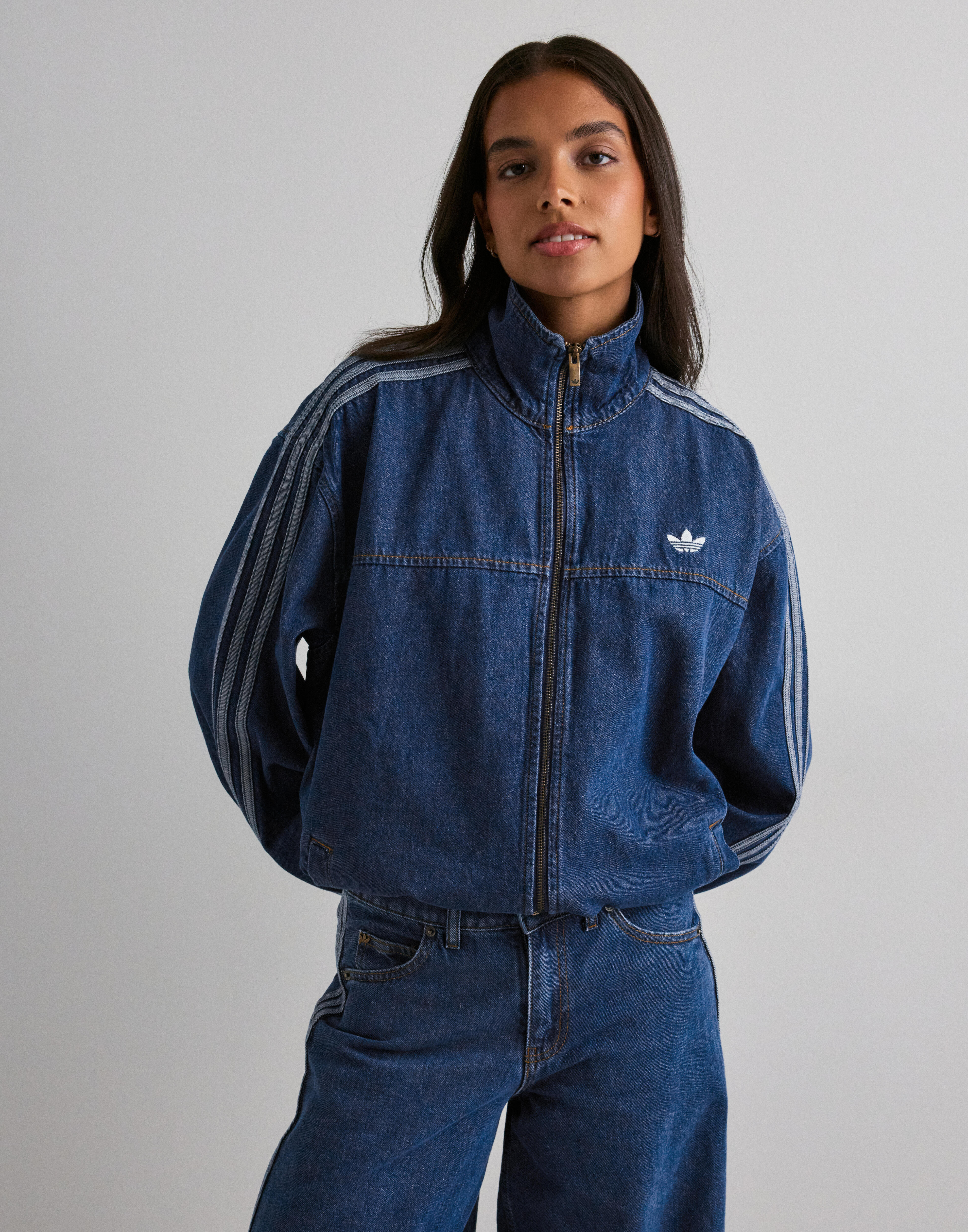 Buy Adidas Originals Firebird Tt D - Denim | Nelly.com