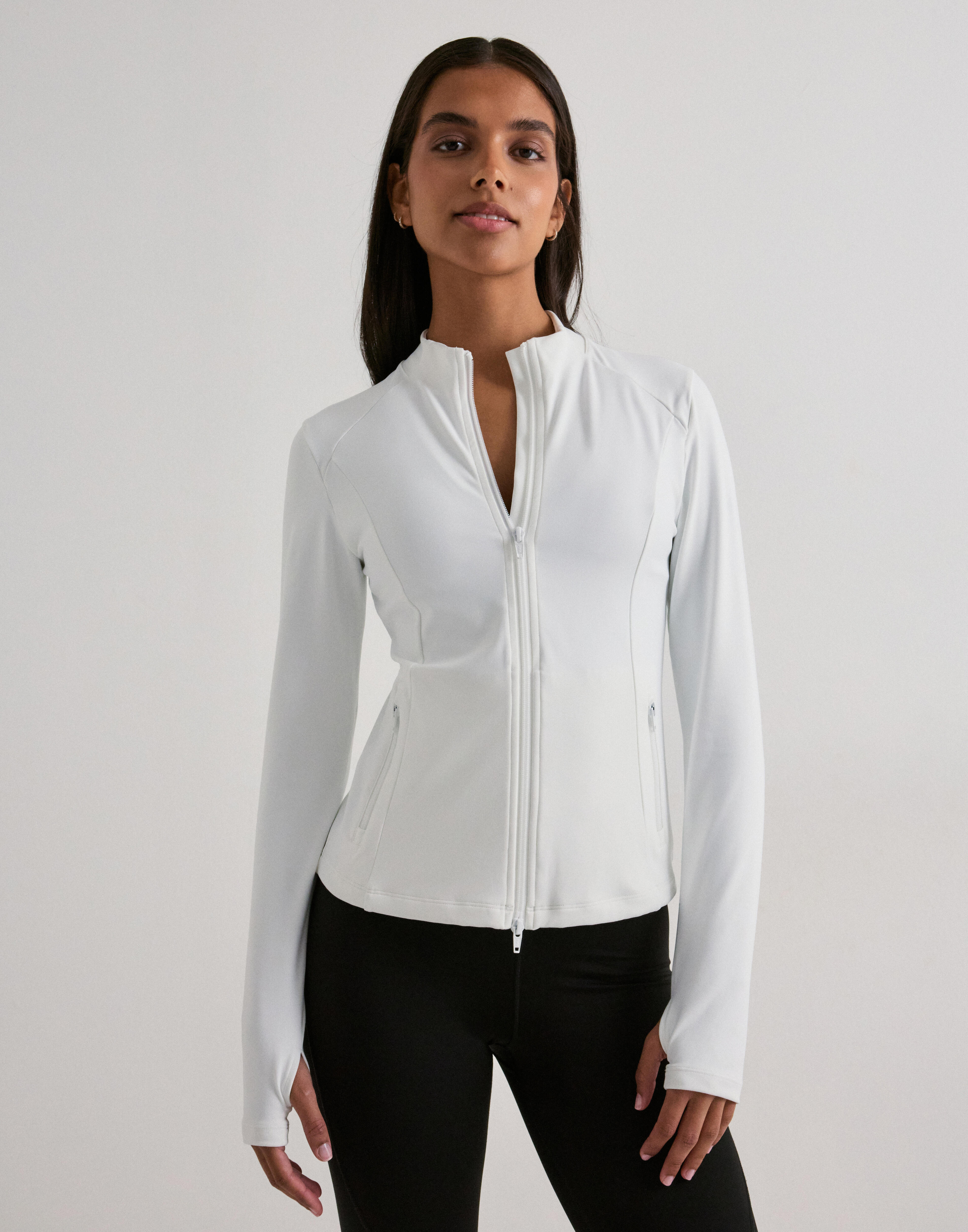Buy Aim'n Sense Zip Jacket - White | Nelly.com